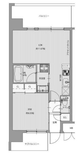 物件○○の間取り図