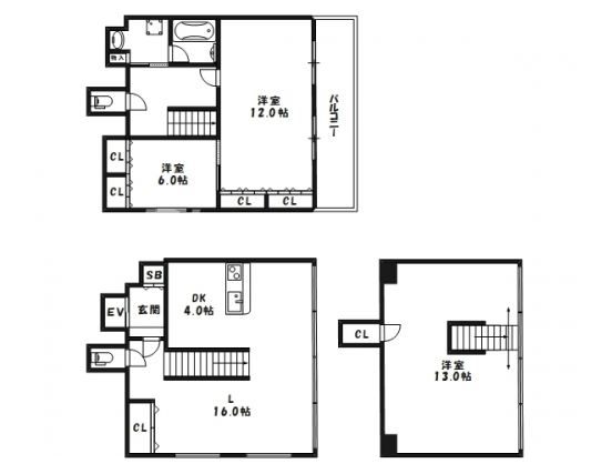 物件○○の間取り図