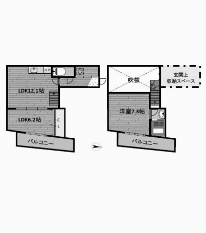 物件○○の間取り図