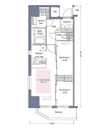 物件○○の間取り図