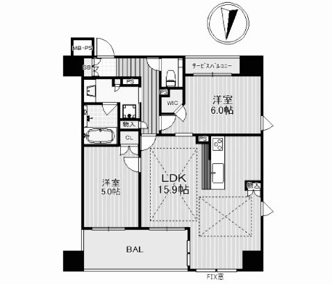 物件○○の間取り図