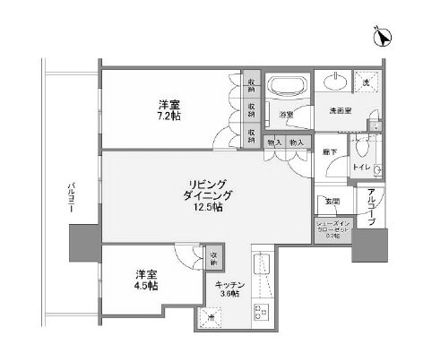 物件○○の間取り図