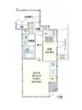 物件○○の間取り図