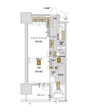 物件○○の間取り図