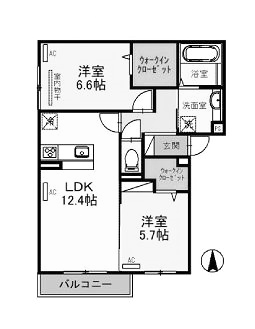 物件○○の間取り図