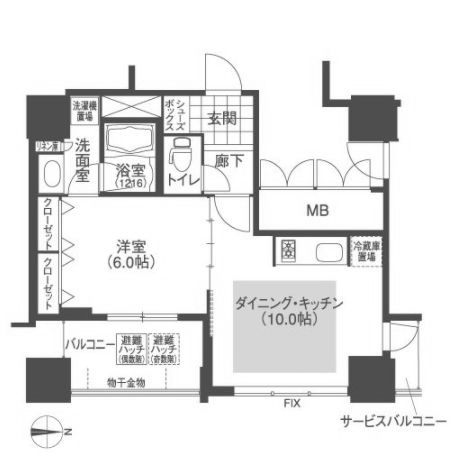 物件○○の間取り図