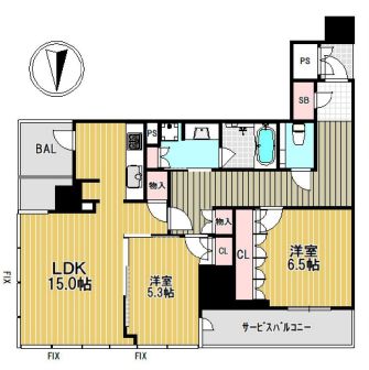 物件○○の間取り図