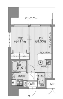 物件○○の間取り図