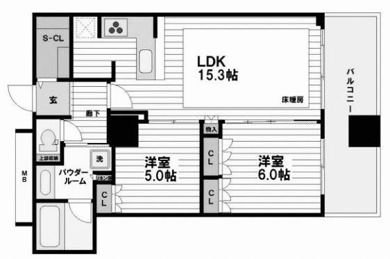 物件○○の間取り図