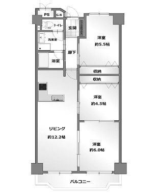 物件○○の間取り図