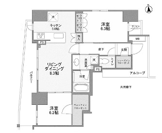 物件○○の間取り図