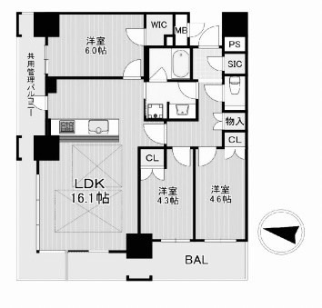 物件○○の間取り図