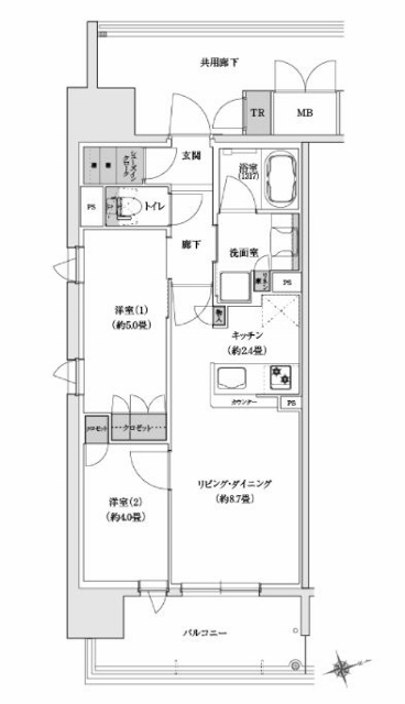 物件○○の間取り図