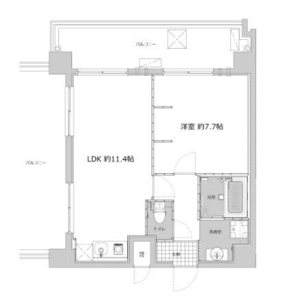 物件○○の間取り図