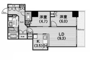 物件○○の間取り図