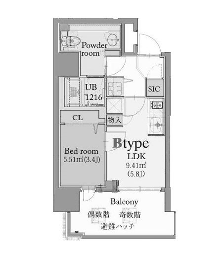 物件○○の間取り図