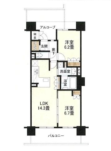 物件○○の間取り図