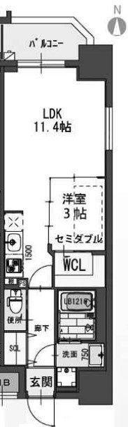 物件○○の間取り図