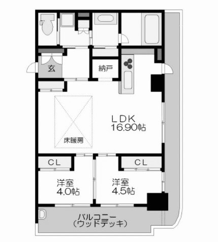 物件○○の間取り図