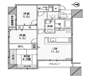 物件○○の間取り図