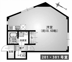 物件○○の間取り図