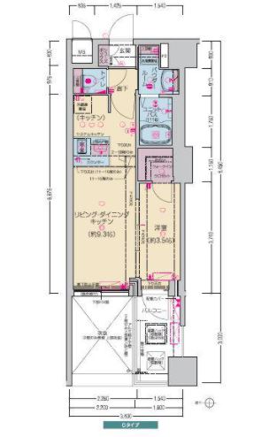 物件○○の間取り図