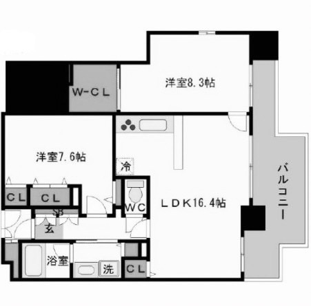 物件○○の間取り図