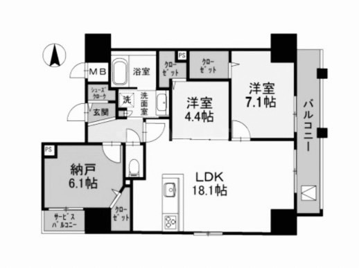 物件○○の間取り図