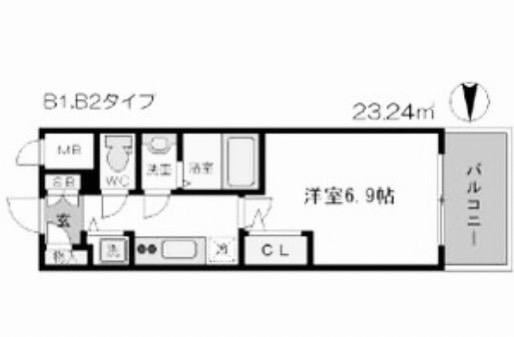 物件○○の間取り図