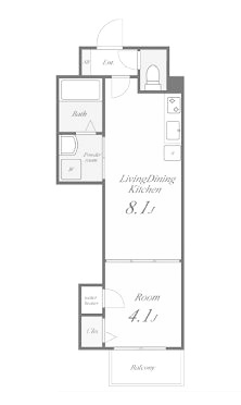 物件○○の間取り図