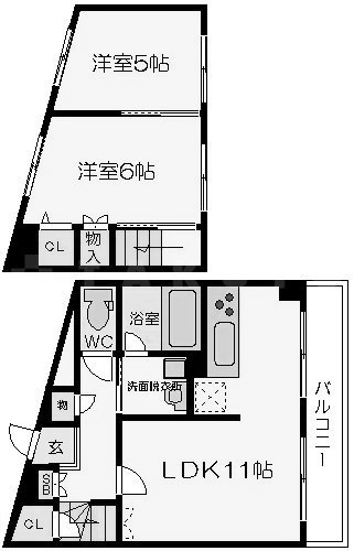 物件○○の間取り図