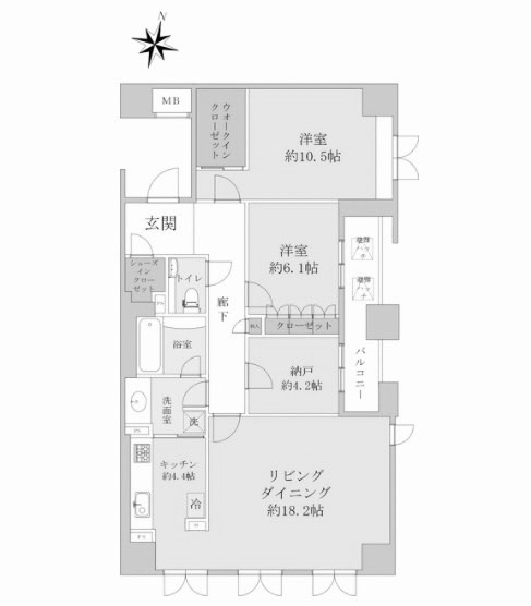 物件○○の間取り図