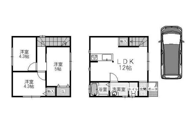 物件○○の間取り図