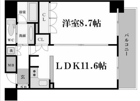 物件○○の間取り図