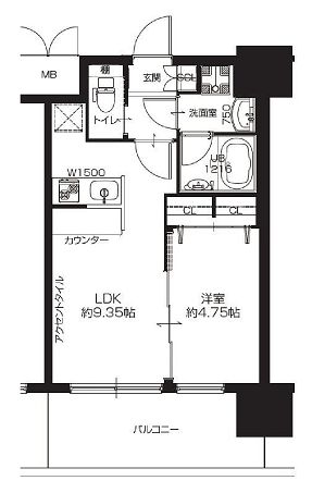 物件○○の間取り図