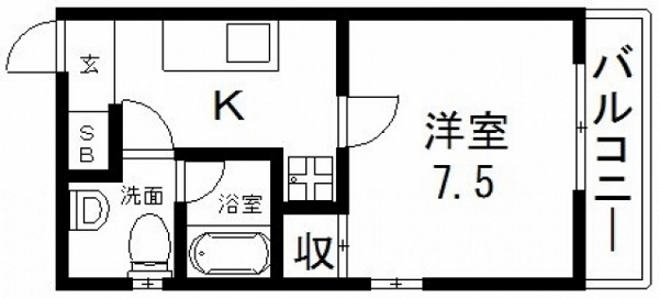 物件○○の間取り図