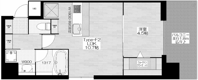 物件○○の間取り図