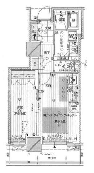 物件○○の間取り図