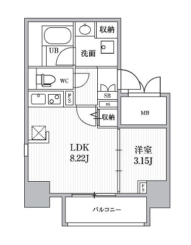 物件○○の間取り図