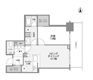 物件○○の間取り図