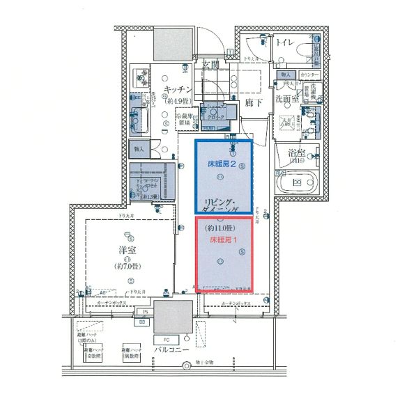 物件○○の間取り図