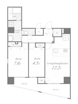 物件○○の間取り図