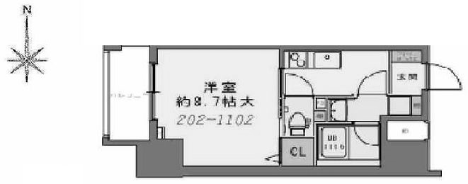 物件○○の間取り図