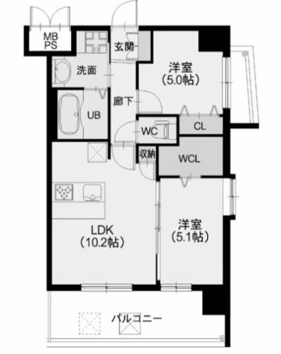 物件○○の間取り図