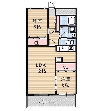 物件○○の間取り図