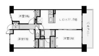 物件○○の間取り図