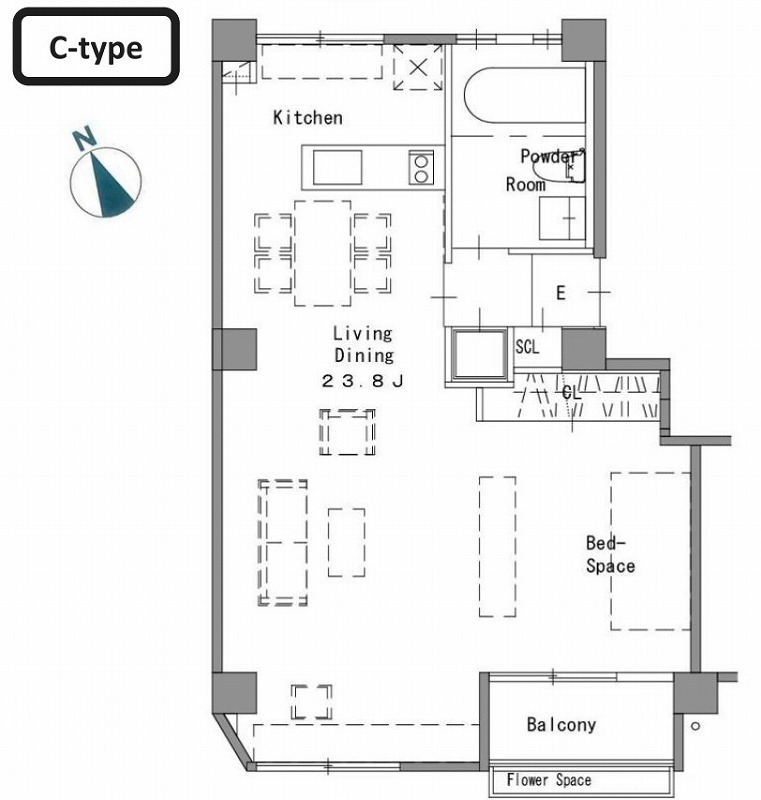 物件○○の間取り図