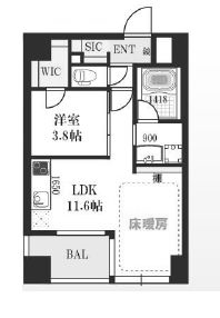 物件○○の間取り図