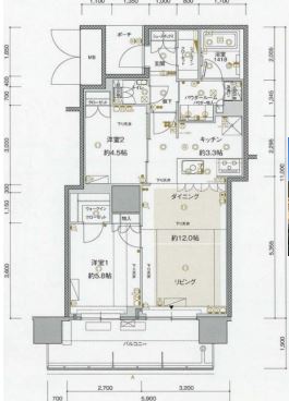 物件○○の間取り図