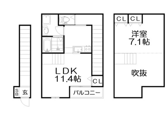 物件○○の間取り図